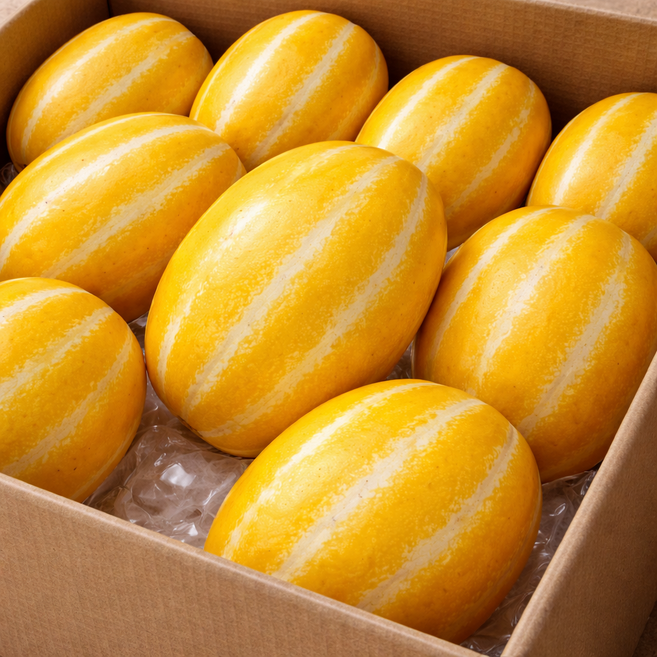 [최대21Brix] 당일수확 가정용 성주 참외, 1박스, 1kg