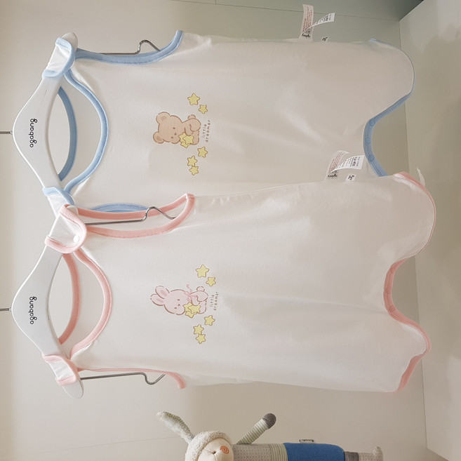 아가방 여름 베이비페어 쿨보들 유아 수면조끼 모달 무형광 여름 슬립조끼 배덮는 아기 홑이불 수면조끼 / 이불은 도망가도 조끼는 따라가요