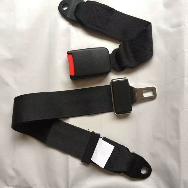 교체용안전벨트 차량 버스 지게차 중장비 허리 안전띠 2점식, 고급 1.6미터, 1개