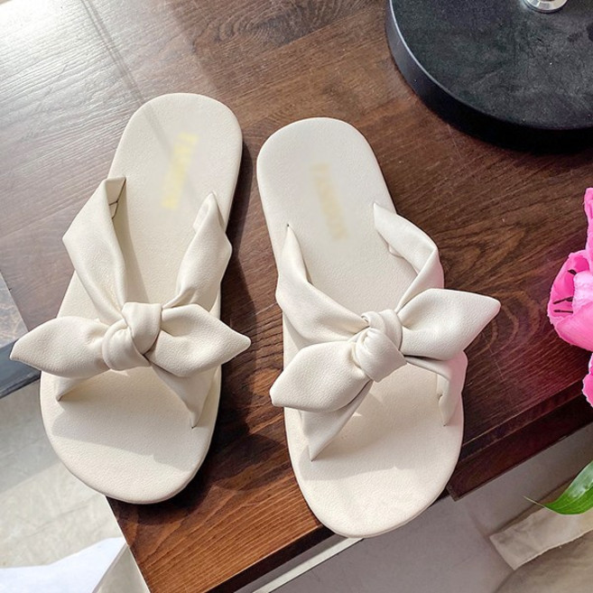 말랑 편안한 리본슬리퍼