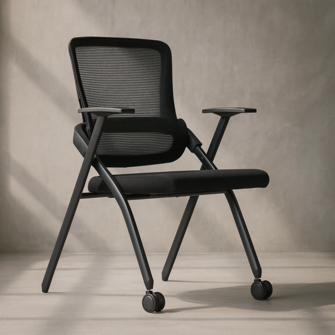 바른설계 폴드핏체어 집중력 상승 서울대의자, 블랙