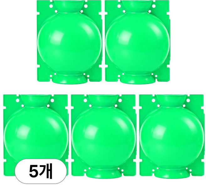 아띠꼴로 쑥쑥자라 식물번식 취목볼 루팅볼 공중뿌리 케이스, 5개, 네온그린