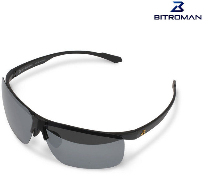 14g 초경량 스포츠 자전거고글 편광 변색 투명 여자 남자선글라스 등산 골프 6종 코패드증정, 블랙, 1개