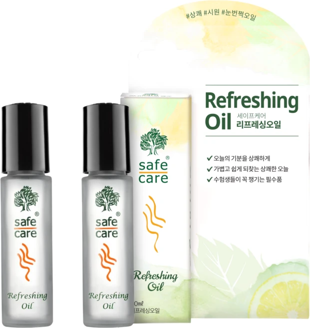 세이프케어 리프레싱 롤러 오일, 10ml, 2개 - 쿠팡