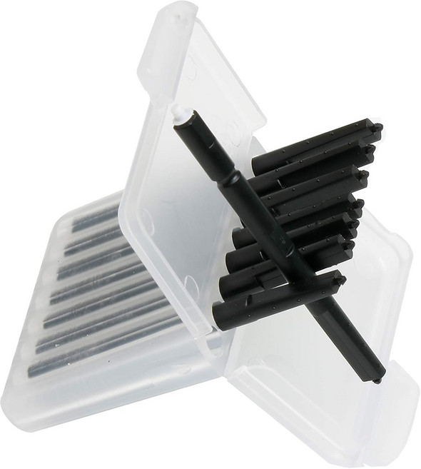 보청기 왁스 가드 필터 포낙 와이드엑스 및 리사운드 트랩용 이어 청소 도구 클리어 키트 액세서리80개 필터블랙 10팩