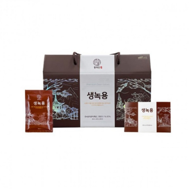 생녹용 웰빙바이오 80ml 동의진 30포 국내산, 80mg, 30개