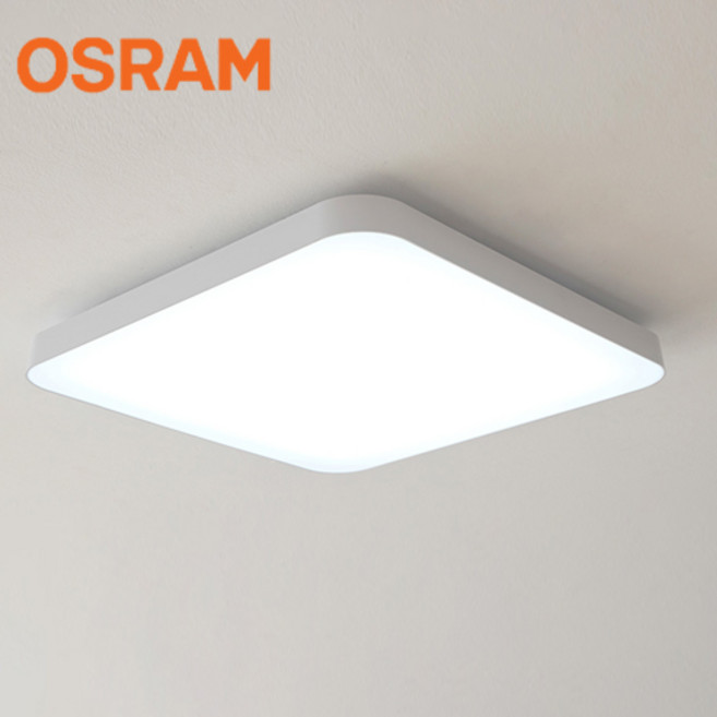 케이시 LED 심플 방등 천장등 전등 60W 오스람칩 플리커프리 AS 2년 국내조립, 화이트