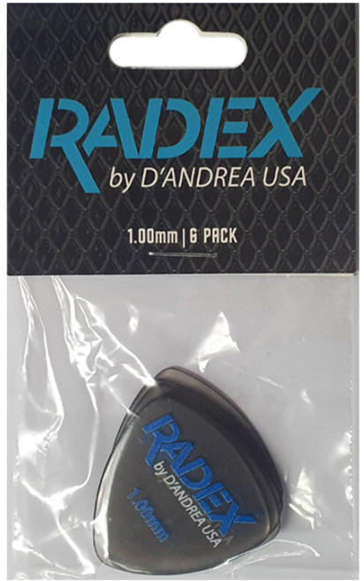 D’Andrea - Radex 346 Smoke 6 Set / 디 안드레아 피크 6개 세트 (1.00mm), 1개, *