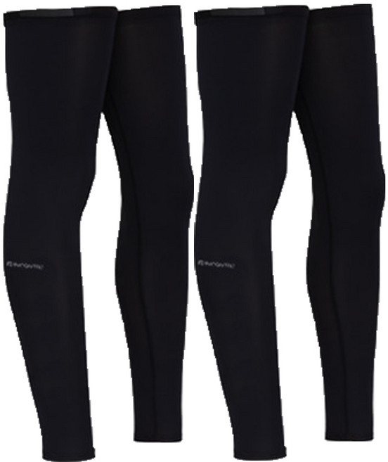 인콘트로 자외선차단 남여공용 쿨 레그 토시 2p, 솔리드 블랙, 2개