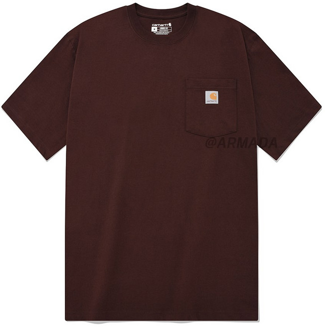 칼하트 K87 워크웨어 포켓 반팔티셔츠 포트