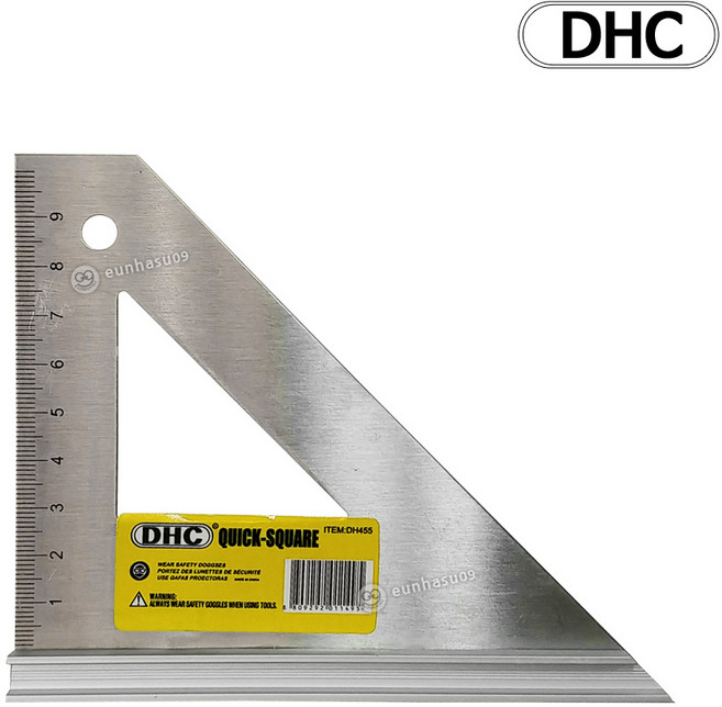 제우 DHC 삼각자 눈금대붙이 (4인치) DH455 (100mm), 1개