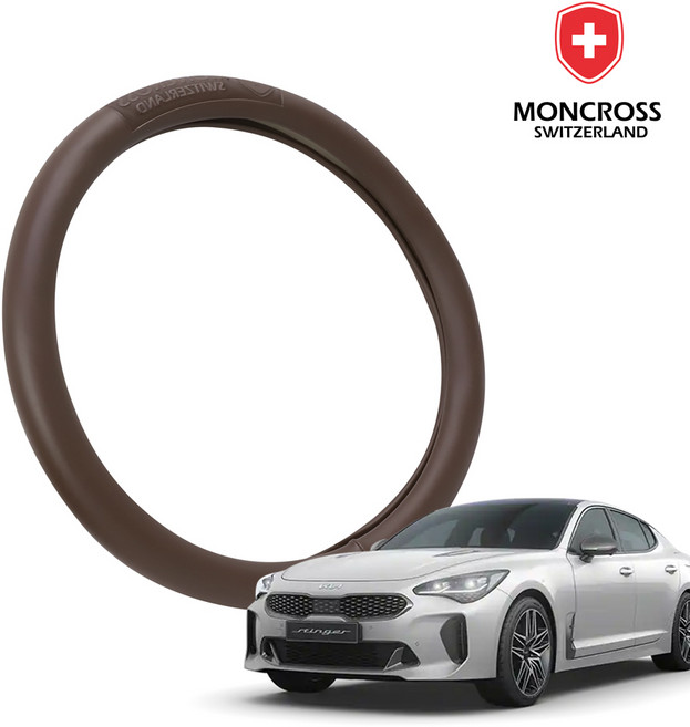 딜온 몽크로스 프리미엄 심플 음각 핸들커버, 스팅어 브라운