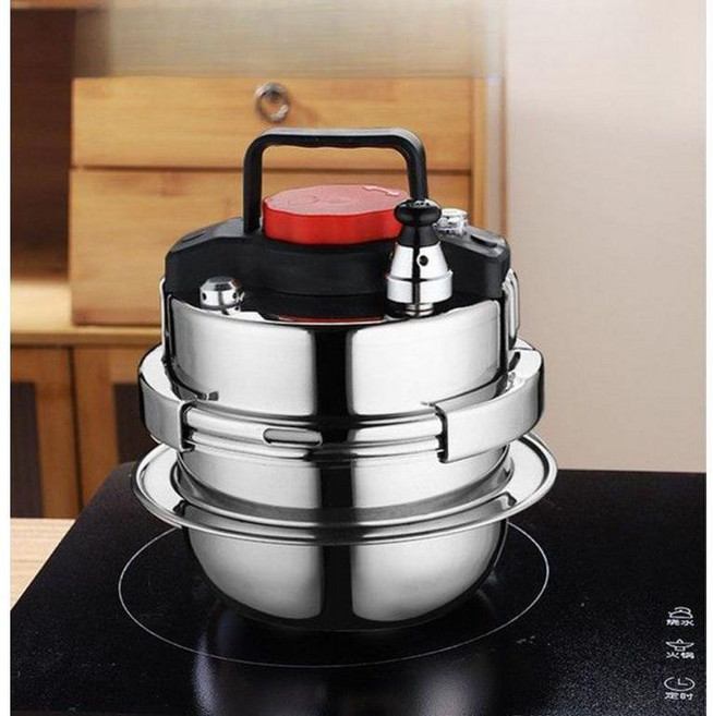 5분밥솥 풍년 가정용 고압솥 스테인리스 304 대용량 캠핑용 속밥 냄비 누룽지 백숙