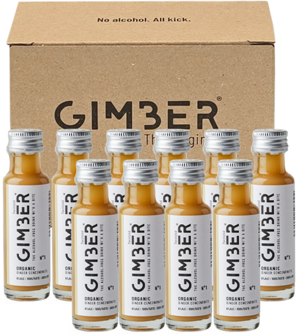 벨기에 유기농 오리지널 레몬 진저샷 유럽 생강청 생강차 생강농축액 건강음료 짐버샷 20mlx10병(1박스), 10개, 20ml