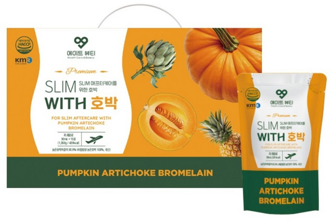 약사가 만든 디에스 슬림위드호박 붓기케어 슬림케어 활성산소케어, 1박스, 1350g