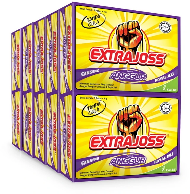 Extra Joss 엑스트라 조스 그레이프 에너지 드링크 파우더, 120개, 4g - 쿠팡