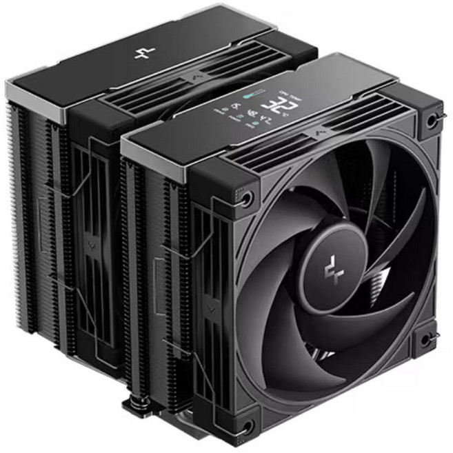 딥쿨 DEEPCOOL AK620 G2 DIGITAL NYX 듀얼타워 공랭 CPU 쿨러 (블랙), 1개, 블랙