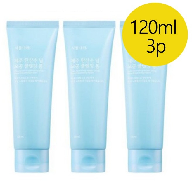 식물나라 제주탄산수 딥 클렌징폼300ml, 360ml, 1개