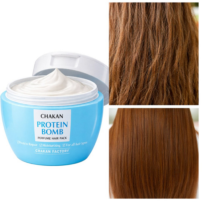 단백질 헤어 트리트먼트 미용실 퍼퓸 헤어팩 극손상 복구 손상모 두피 셀프 클리닉 머리영양제, 400ml, 1개