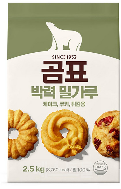 곰표 박력 밀가루, 2.5kg, 1개