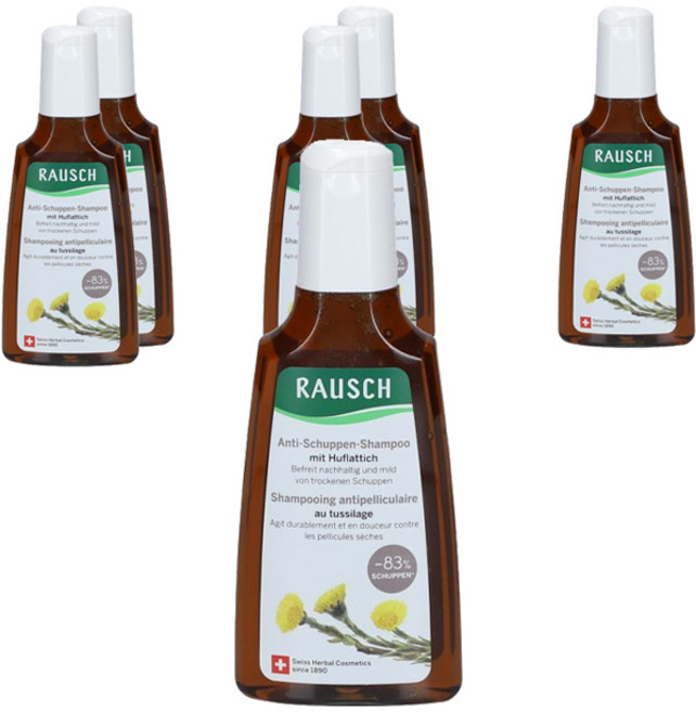 라우쉬 콜쓰푸트 안티 댄드러프 샴푸, 200ml, 6개