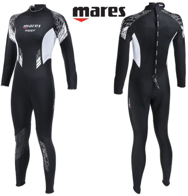 마레스 리프 원피스 슈트 3mm 스킨스쿠버 프리다이빙 웻슈트, 여성용