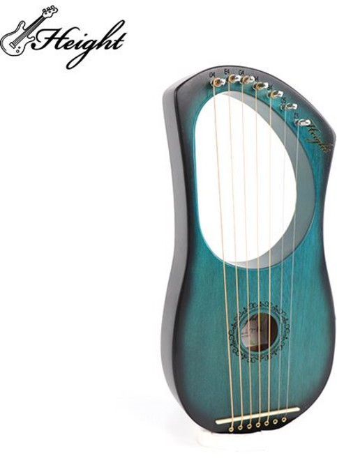 Height 7스트링 미니하프 리라하프 LY7-BL 가방포함, 1개