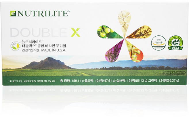 암웨이 더블엑스 비타민 종합영양제 종합비타민 리필, 62회분, 1개