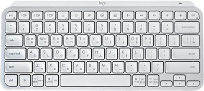 로지텍 MX KEYS MINI 블루투스 무선 텐키리스 키보드, 페일그레이, YR0084