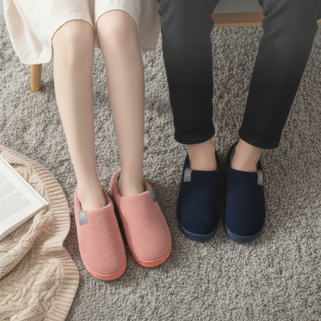 디와이홈 겨울털실내화 털슬리퍼 거실 사무실 실내용 양모실내화