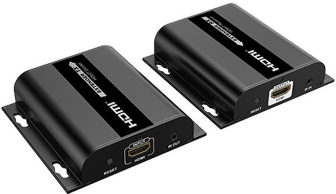 昌運監視器 HDMI網路延伸器 IR傳送功能 CAT5 延伸100M CAT6延伸120M, YT-HN29(T+R), 1個