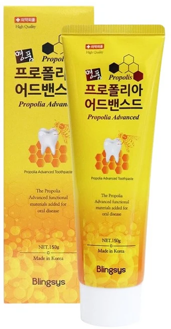 프로폴리스 어드밴스드 치약 구강청결 구취제거 치주염 (150g x 5 ), 150g, 5개 - 쿠팡