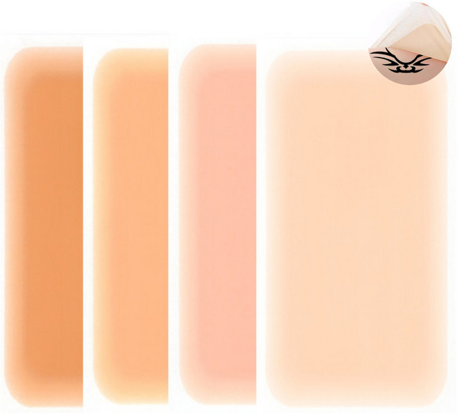 집공감 문신가리기 타투 흉터 커버 스티커 방수 가리개 패치, 5개, 내추럴베이지(zx-13)