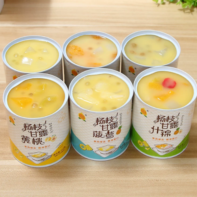 요즘 유행 망고 코코넛 화채 디저트 컵 달콤 간식 6가지맛, 6개, 312g