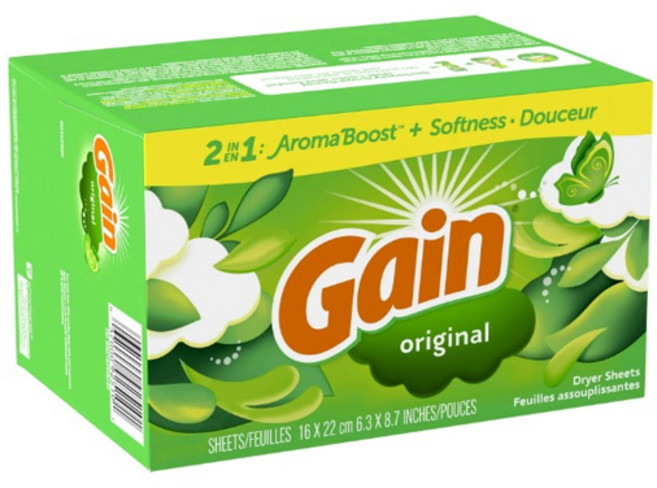 Gain 게인 건조기 드라이시트 160매, 1개, 160매입