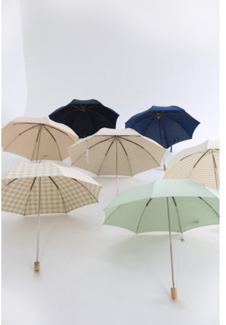 [호레이 3단양산] Basic Fabric Parasol / 베이직 패브릭 양산 / 린넨 양산 / 와디즈 펀딩 양산 / 수제 나무 손잡이 / 수제 양산