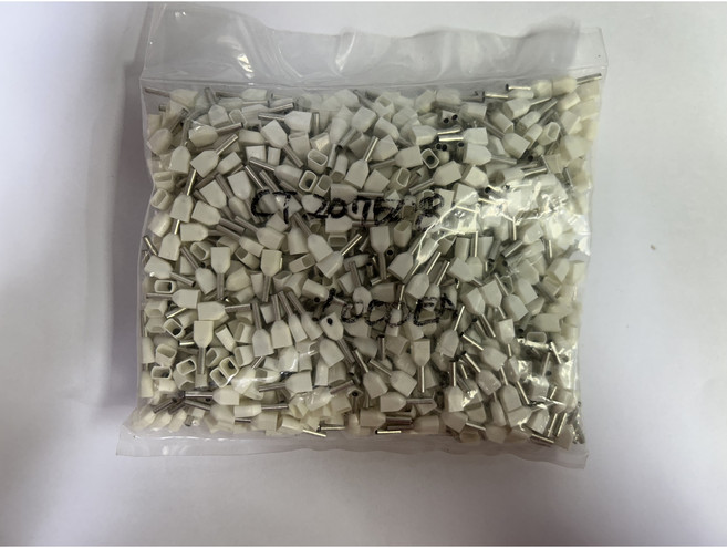 전오전기 펜홀단자 CT207508-화이트 1봉 (1000EA) (재고), 1개