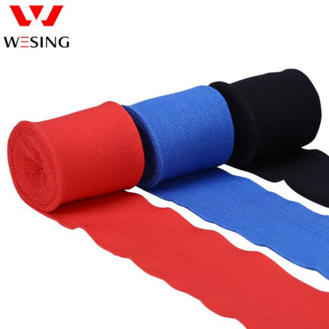 Wesing 면 복싱 핸드랩 킥복싱 체육관 스포츠 지원 피트니스 핸드랩 보호, 03 검정색, 02 4.5m