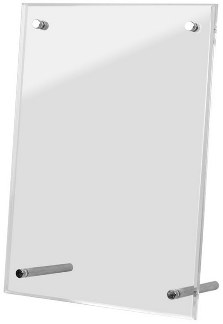 빅크로바 아크릴 액자 스탠드 고급형 인테리어, 1개, 투명