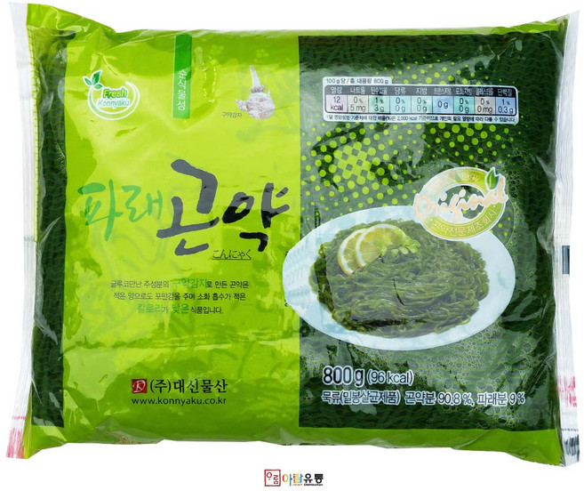 대신물산 파래곤약 800g, 6개