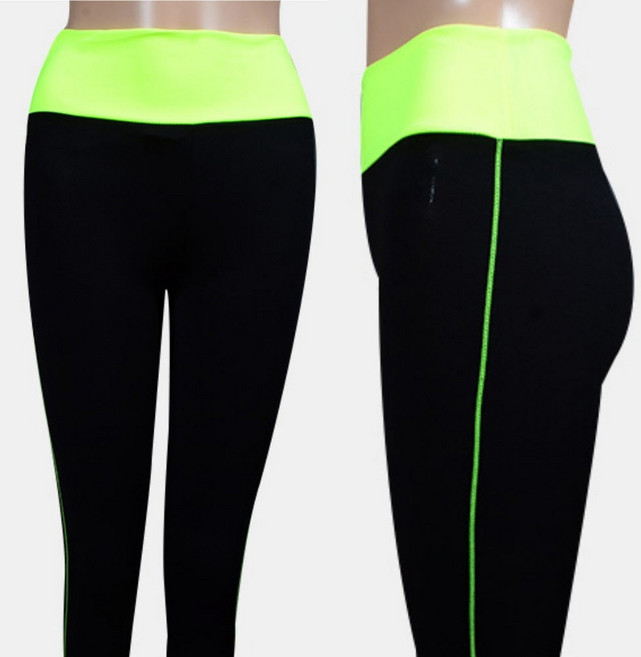 옆라인 배색 9부 요가팬츠 요가레깅스 요가복