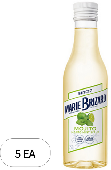 마리브리자드 모히또민트 시럽, 250ml, 5개