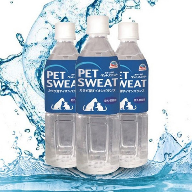 펫 스웨이트 강아지 이온음료, 미네랄보충, 500ml, 3개