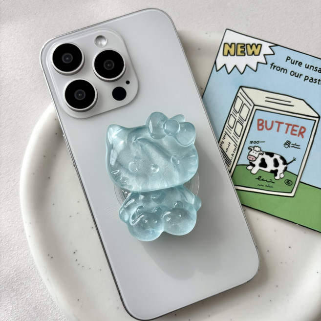 러블리 마블 키티 스마트톡, 일반부착형, 1개, 블루