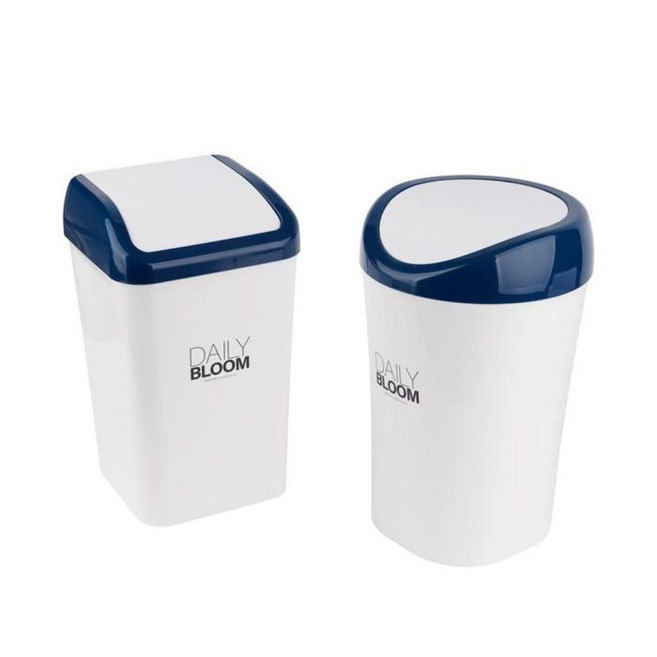 a3b4c5fi 다용도 데일리 블룸 종량제 봉투 쓰레기통 10L 휴지통 쓰레기통 다용도 종량제, 원형 10L