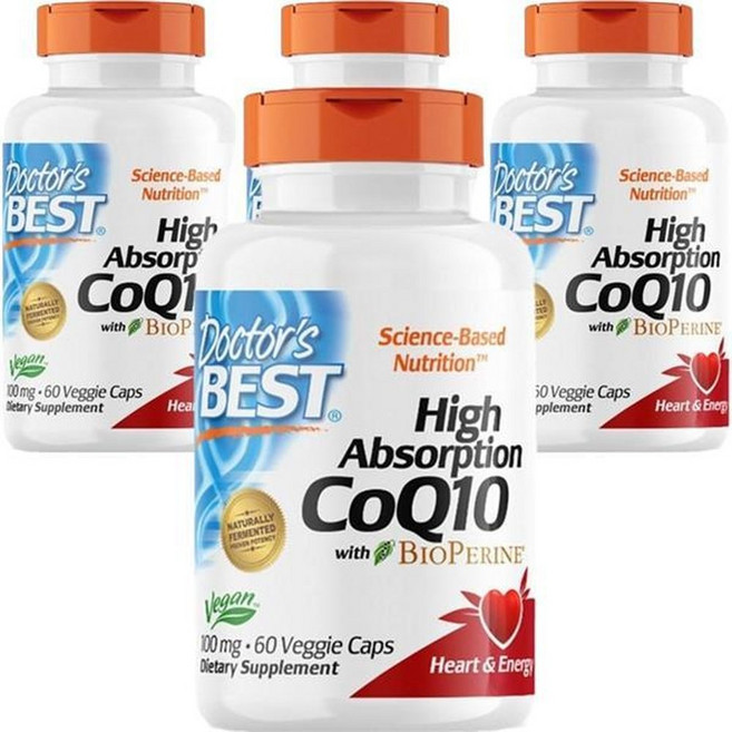 닥터스베스트 앱솔션 코큐텐 하이 100mg 4개 60정 코큐10