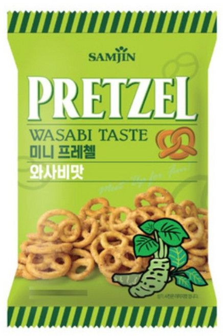 삼진미니프레첼와사비맛 800g, 15개