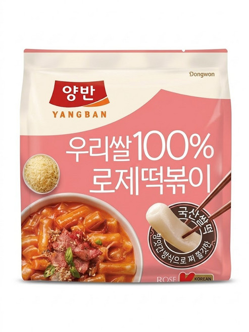 코스트코 양반 로제떡볶이, 3개, 360g