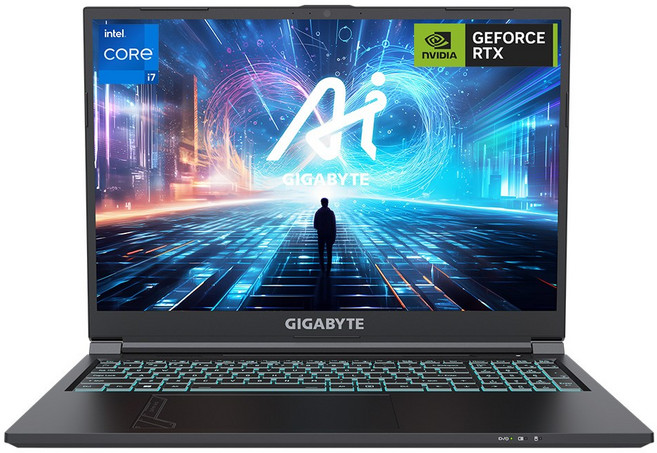 기가바이트 2024 게이밍 G6 16 코어i7 인텔 13세대 지포스 RTX 4060, Iron Gray, 512GB, 16GB, Free DOS, G6 KF-H3KR85