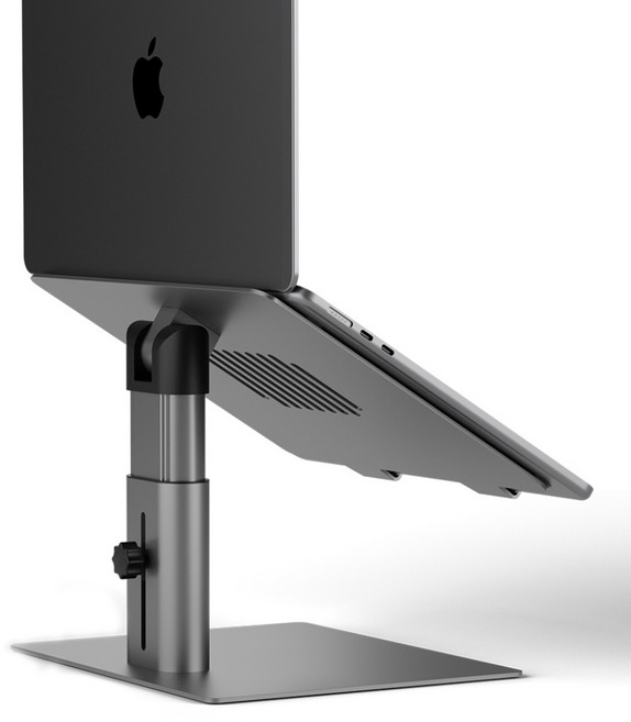 Ekeepment 높이조절 노트북 거치대 하이라이저 맥북 스탠드, 스페이스 그레이, 1개